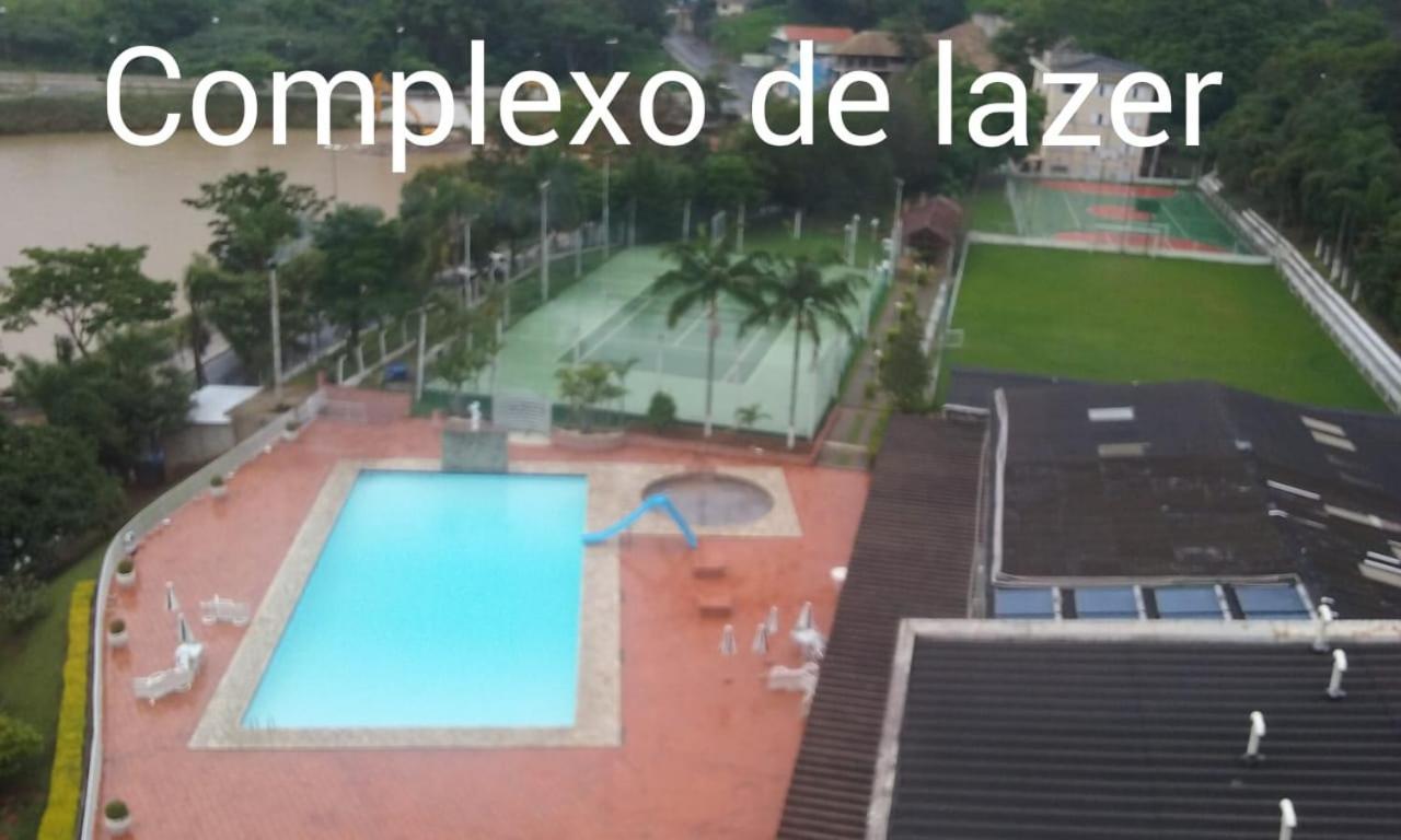 אפרטהוטל Águas de Lindóia Flat Cavalinho Branco Com Piscina Aquecida 11M - 5 Min Da Praca מראה חיצוני תמונה